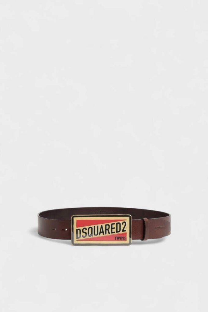 Dsquared2 Logo Plaque Belt