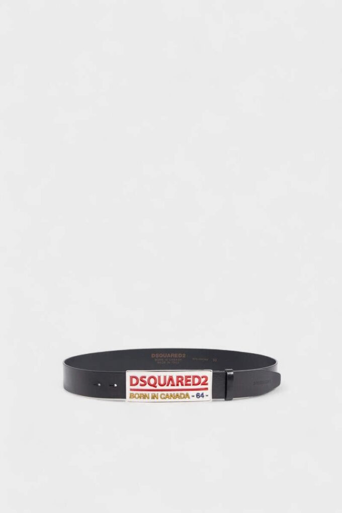 Dsquared2 Logo Plaque Belt