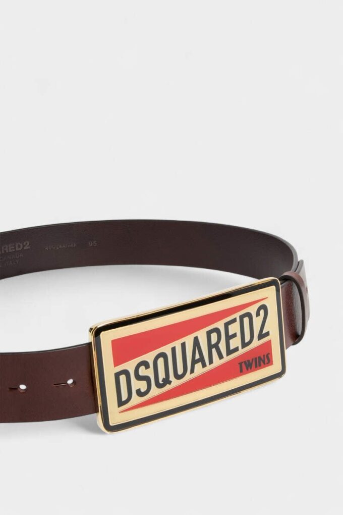 Dsquared2 Logo Plaque Belt