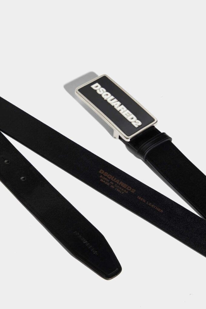 Dsquared2 Logo Plaque Belt