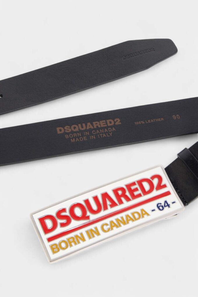 Dsquared2 Logo Plaque Belt