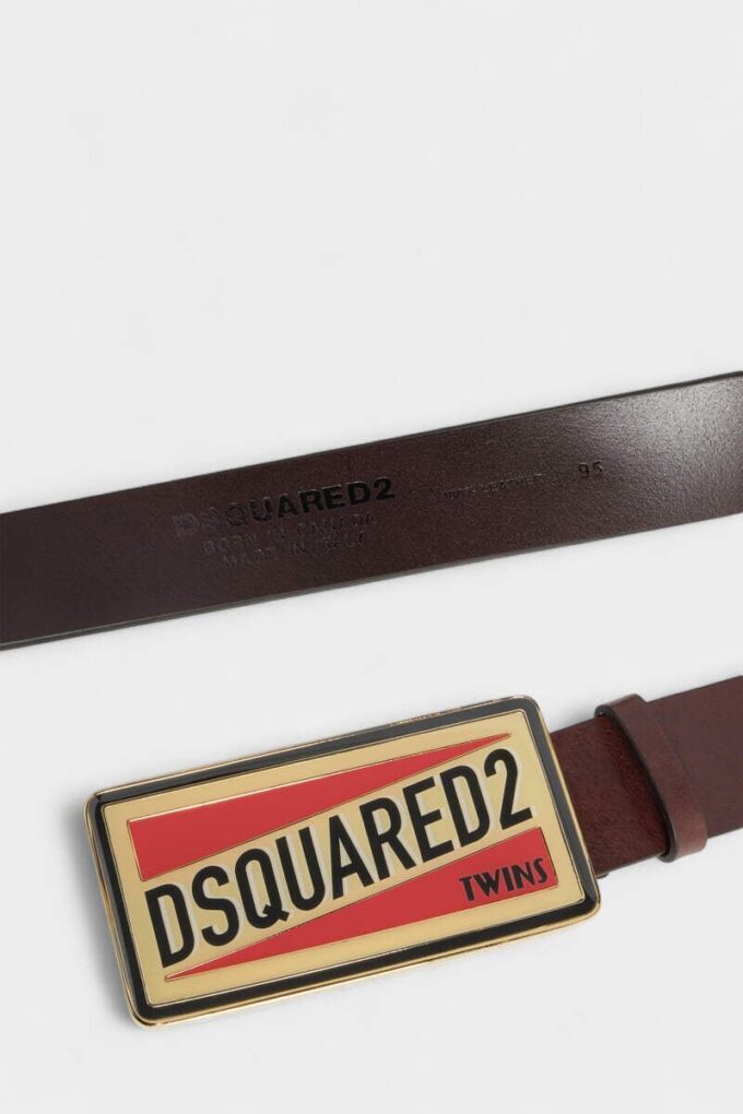 Dsquared2 Logo Plaque Belt
