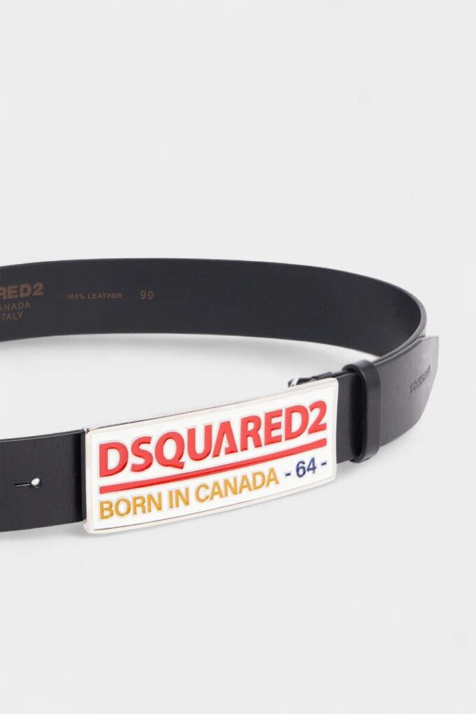Dsquared2 Logo Plaque Belt