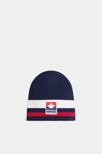 Dsquared2 Maple Leaf Knitted Beanie