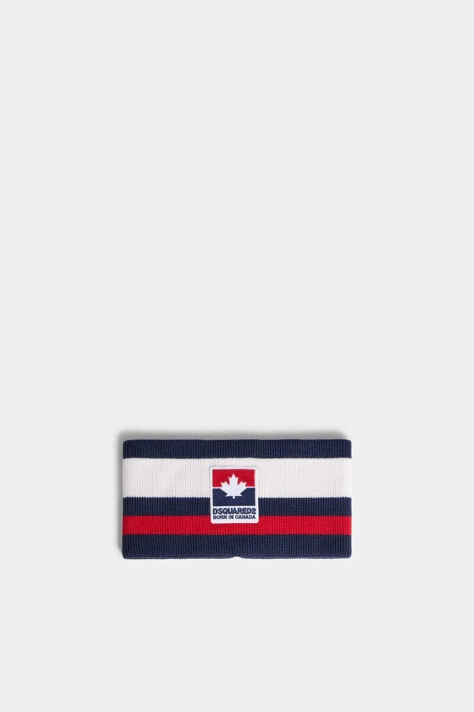 Dsquared2 Maple Leaf Knitted Headwarmer
