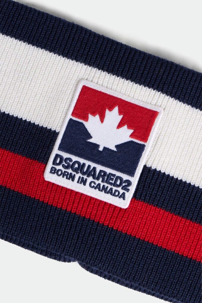 Dsquared2 Maple Leaf Knitted Headwarmer