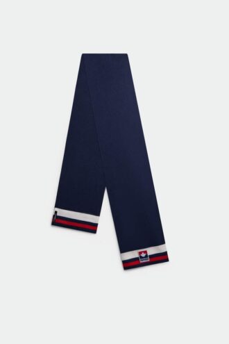 Dsquared2 Maple Leaf Knitted Scarf