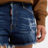 Dsquared2 Rebels Dark Wash Shorts Cut Off