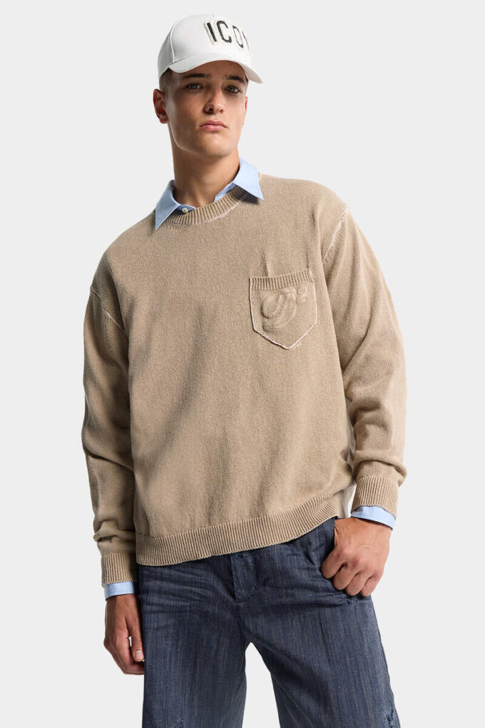 Dsquared2 Signature Jersey Stitch Pullover