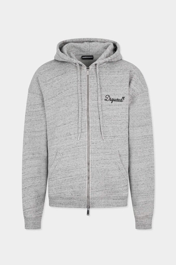 Dsquared2 Signature Relax Fit Zipped Hoodie