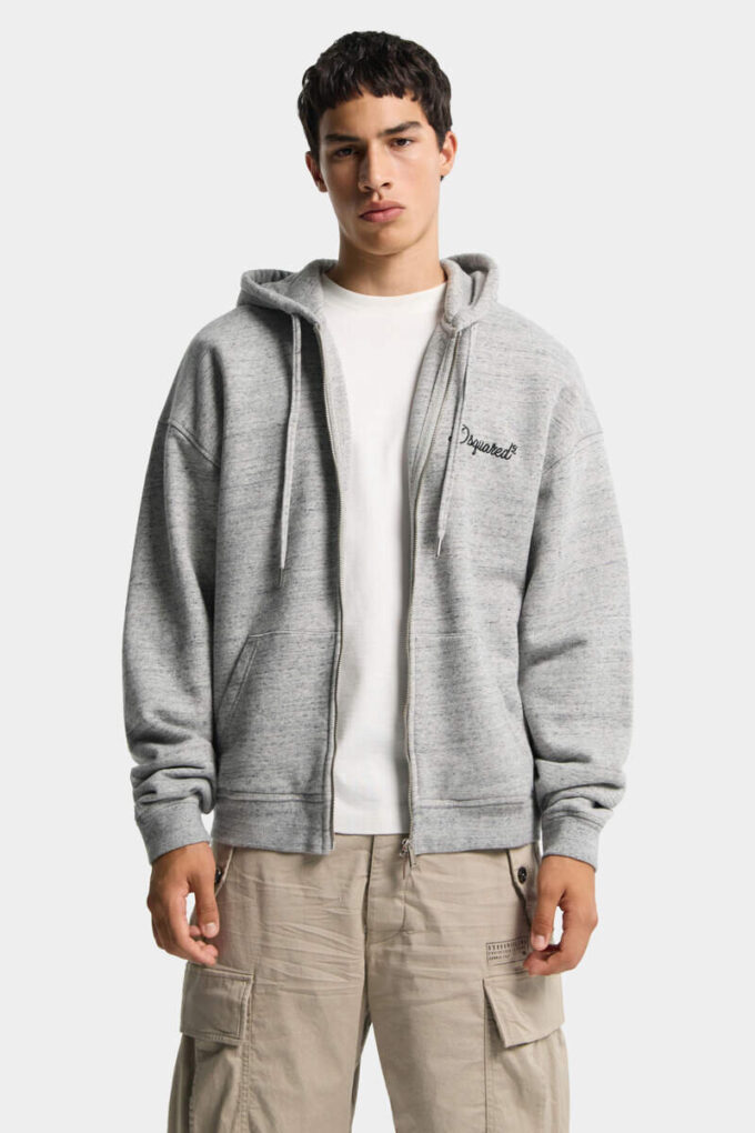 Dsquared2 Signature Relax Fit Zipped Hoodie