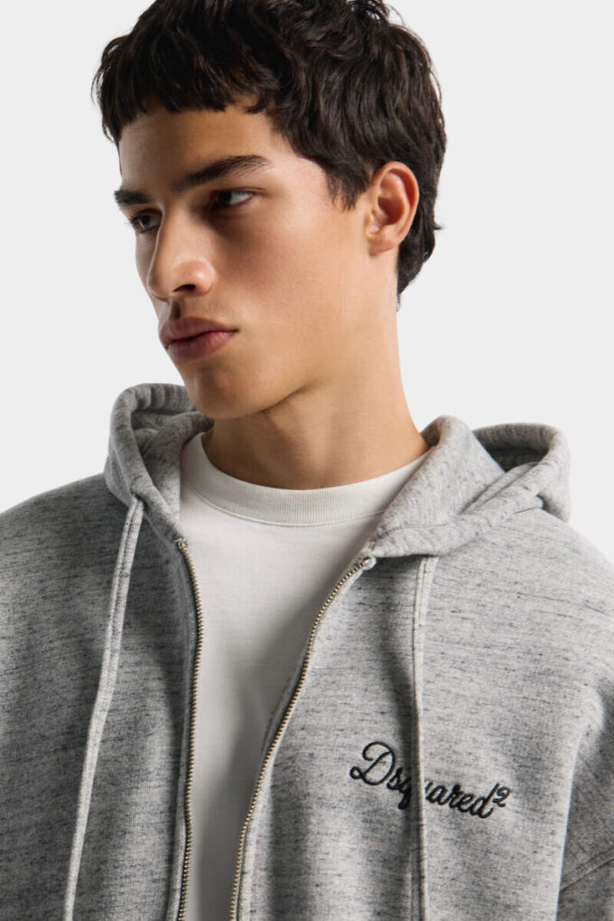 Dsquared2 Signature Relax Fit Zipped Hoodie