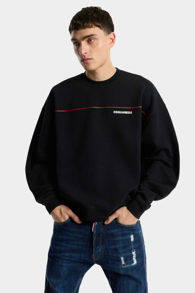 Dsquared2 Tape Relax Fit Crewneck