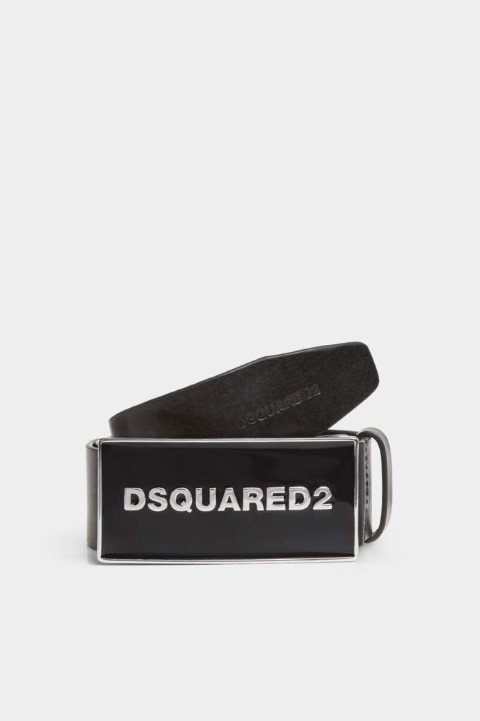 Dsquared2 Tonal Logo Plaque Belt