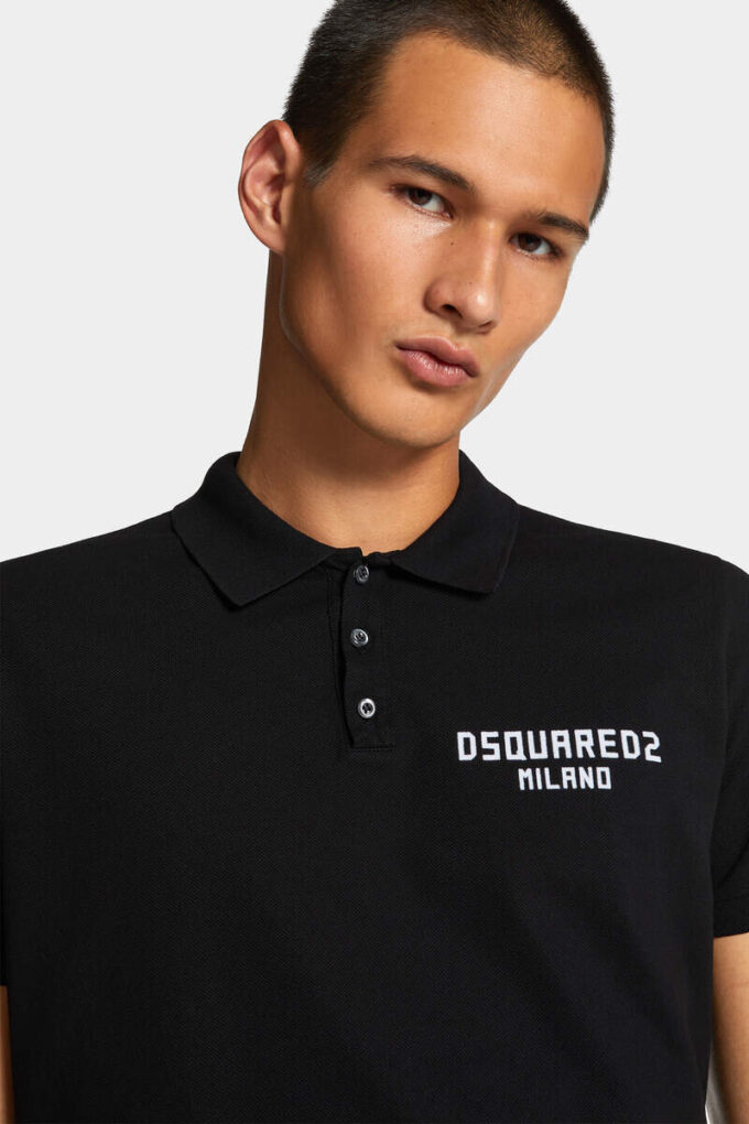 Dyed Tennis Fit Dsquared2 Milano Polo