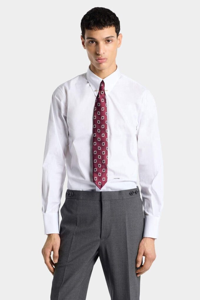 Easy Slim Pin Collar Shirt