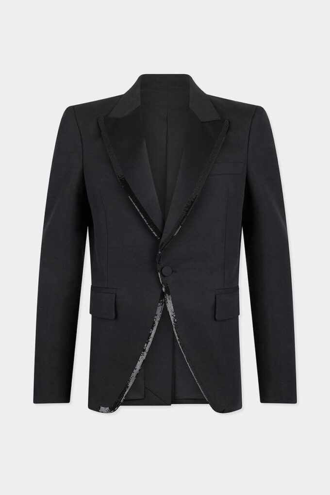 Embroidered Collar 70’S Blazer