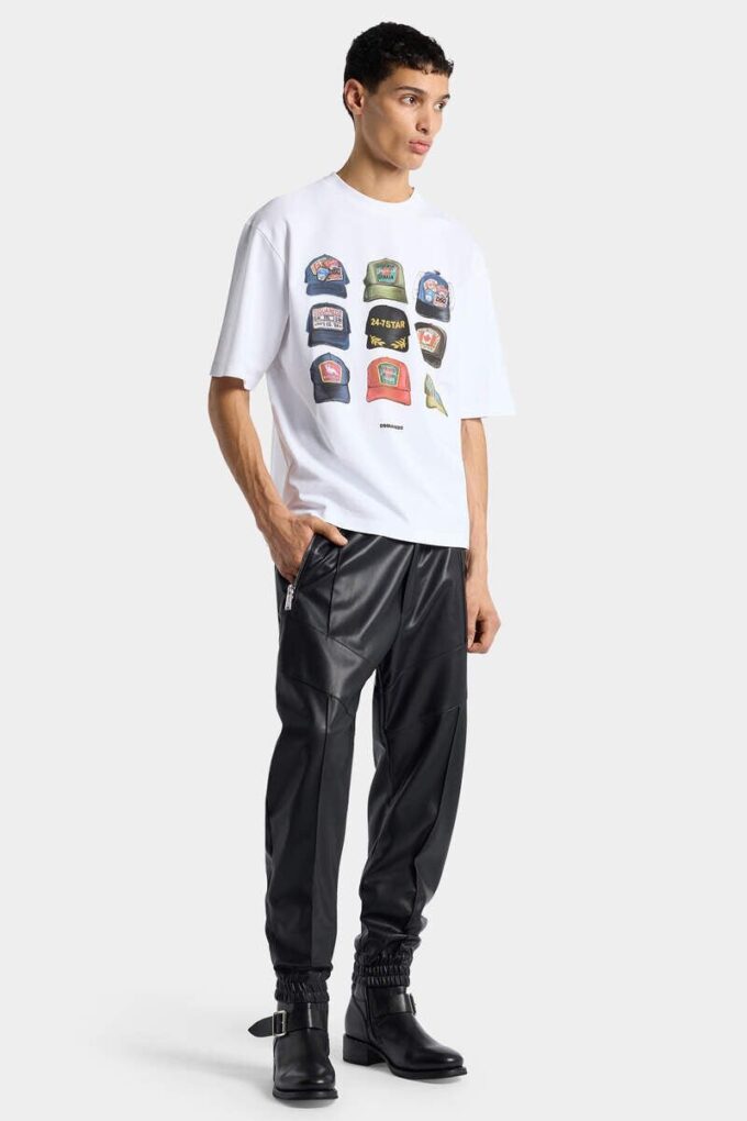 Faux Leather Jogging Pant