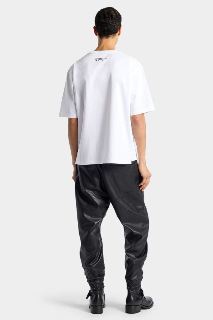 Faux Leather Jogging Pant