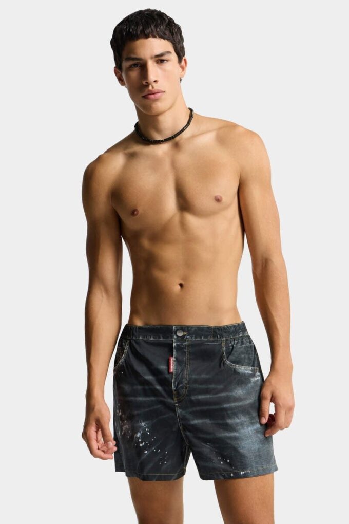 Five Pockets Midi Swim Boxer