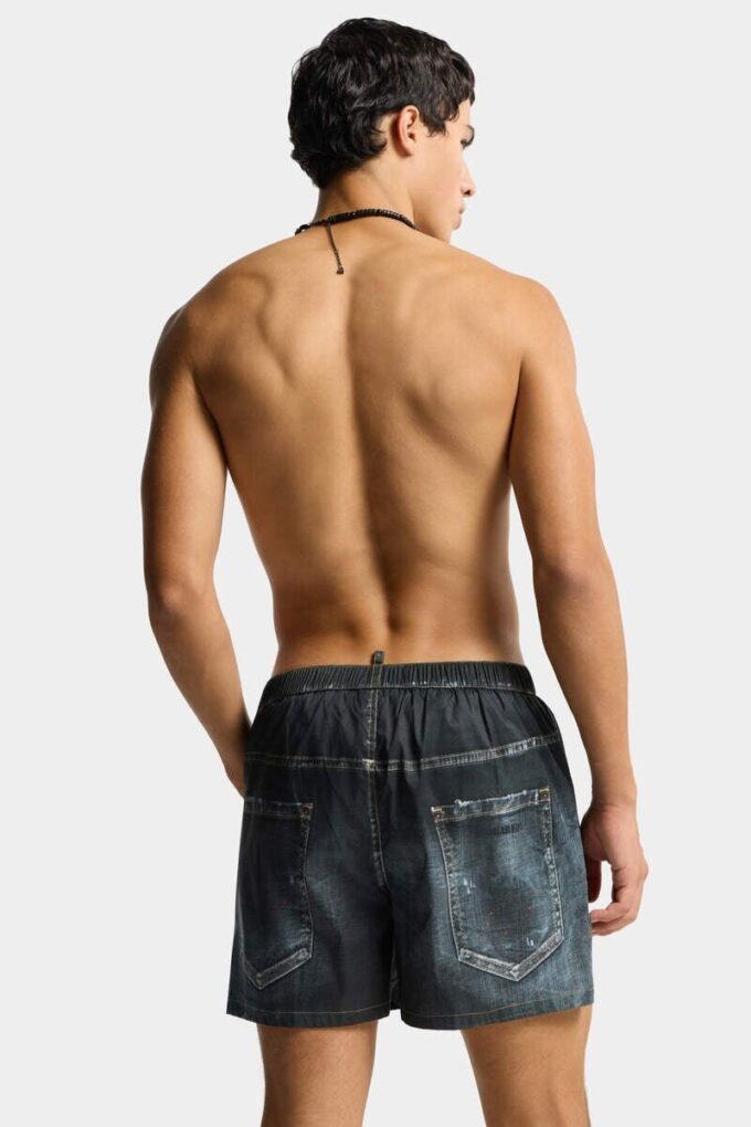 Five Pockets Midi Swim Boxer