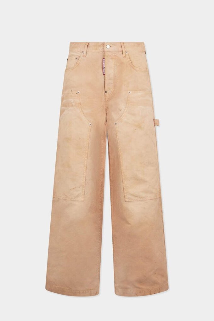 Garment Dyed Baggy Carpenter Jeans