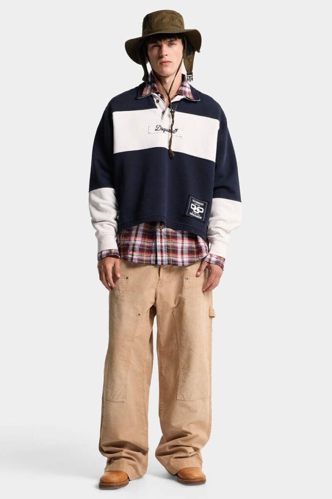 Garment Dyed Baggy Carpenter Jeans