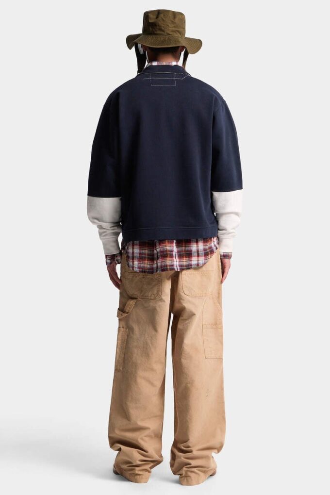 Garment Dyed Baggy Carpenter Jeans