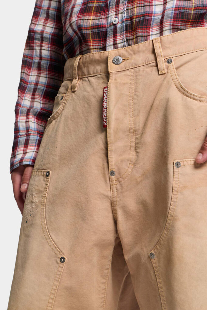 Garment Dyed Baggy Carpenter Jeans