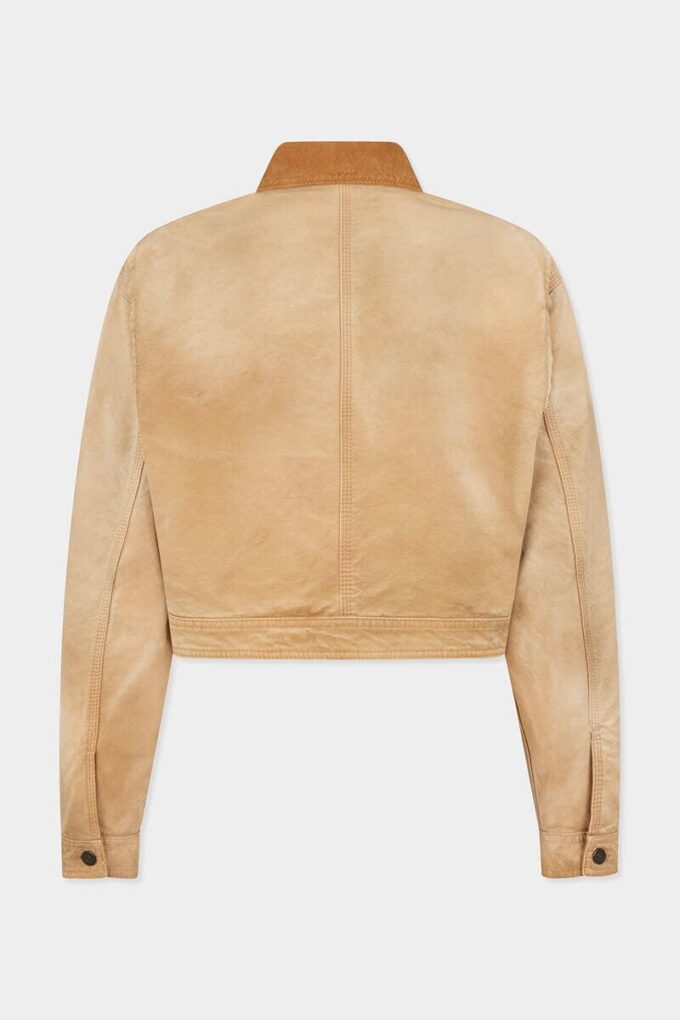 Garment Dyed Utility Distressed Bomber