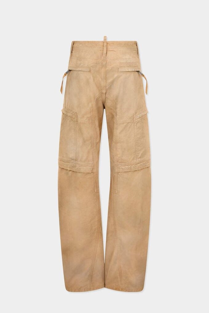 Garment Dyed Utility Distressed Pant