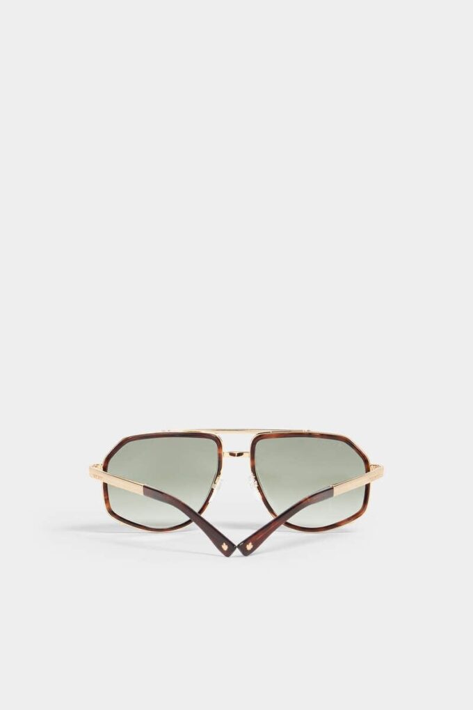 Gold Hype Green Sunglasses