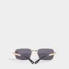 Gold Hype Grey Sunglasses