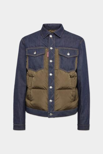 Hybrid Puffer Jean Jacket