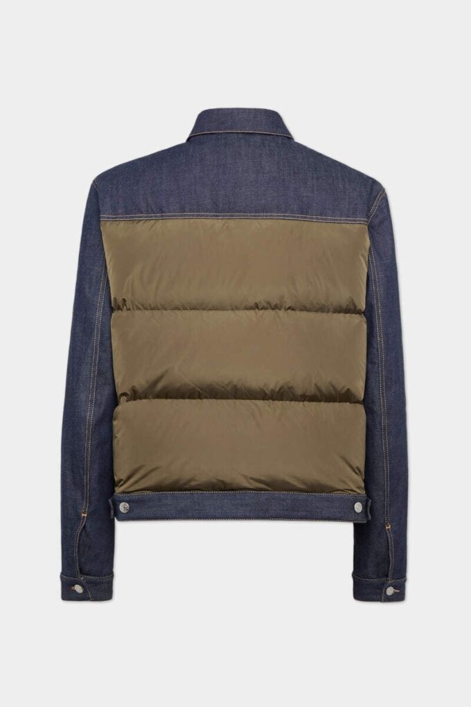 Hybrid Puffer Jean Jacket
