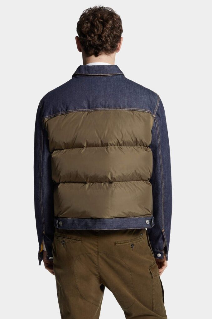 Hybrid Puffer Jean Jacket