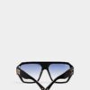 Hype Black White Pattern Sunglasses