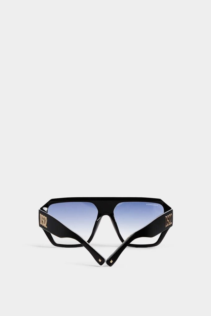 Hype Black White Pattern Sunglasses