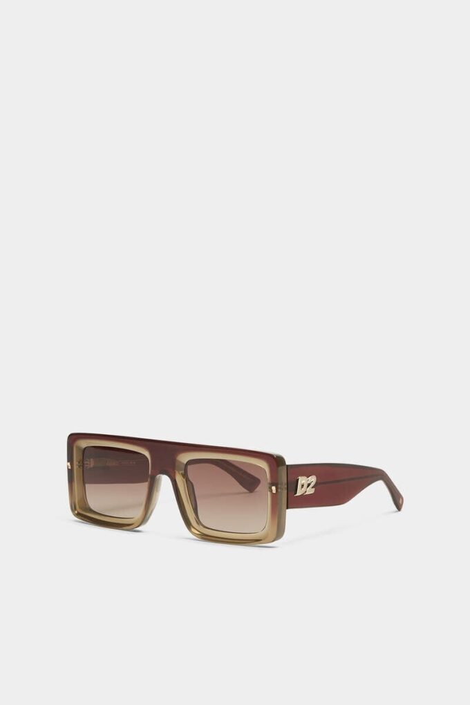 Hype Brown Green Sunglasses