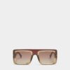 Hype Brown Green Sunglasses