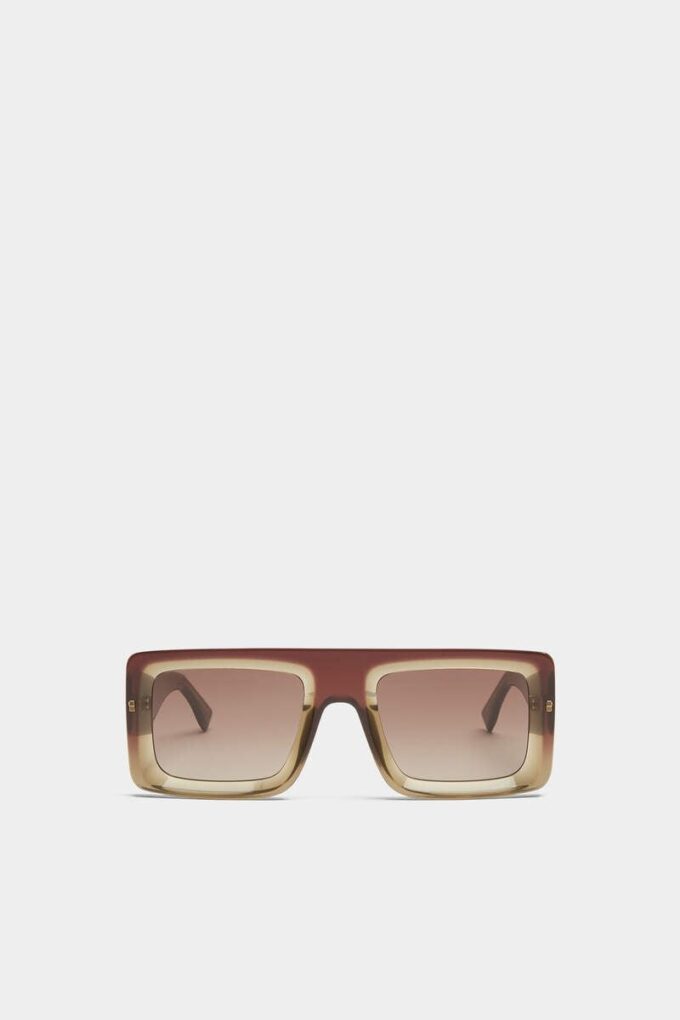 Hype Brown Green Sunglasses