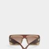 Hype Brown Green Sunglasses
