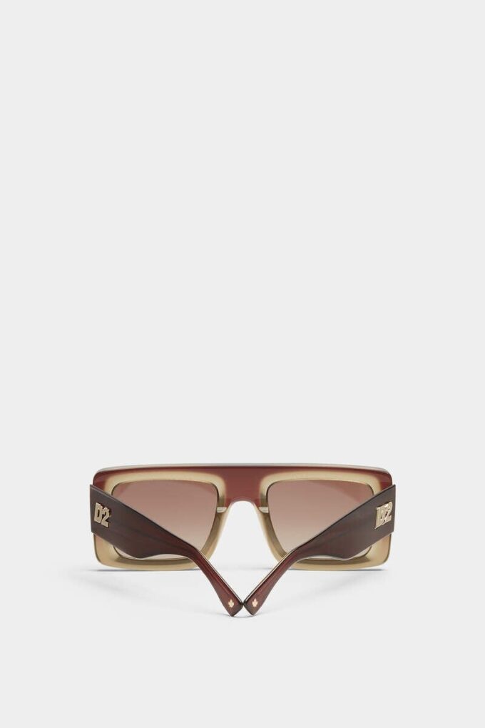 Hype Brown Green Sunglasses