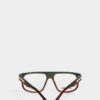 Hype Brown Horn Olive Optical Glasses