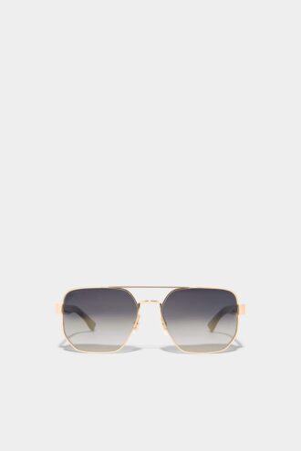 Hype Gold Black Sunglasses