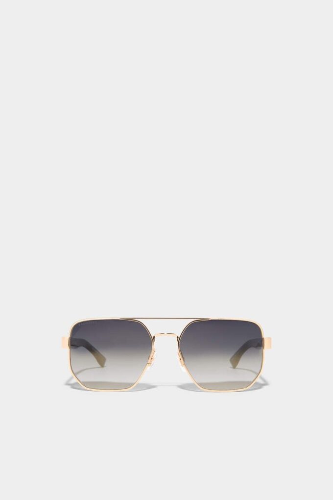 Hype Gold Black Sunglasses