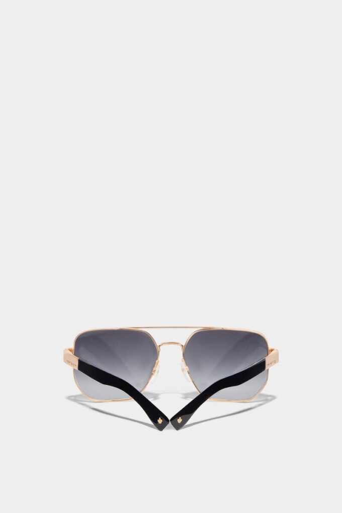 Hype Gold Black Sunglasses