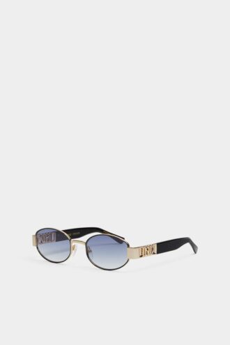 Hype Matte Gold Black Sunglasses