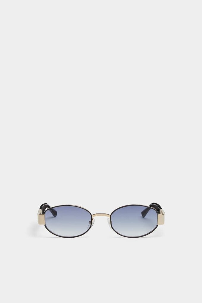 Hype Matte Gold Black Sunglasses