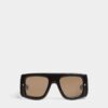 Icon New Generation Matte Brown Sunglasses